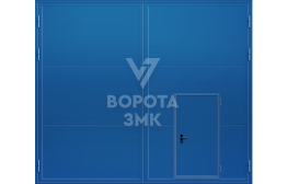Складские ворота 2000×3500 ЗМК-5051